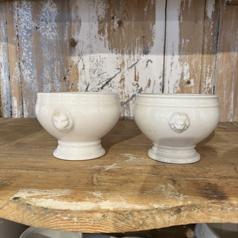 Pair of Small White Pillivuyt Porcelain Bowls - Image 6