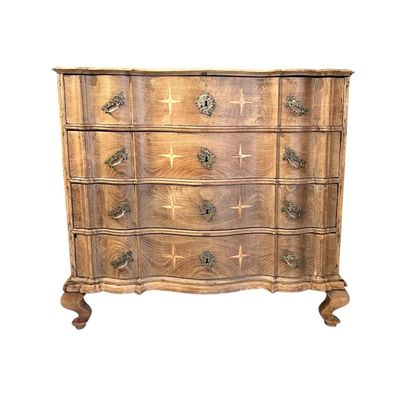 Danish 18th Century Marquetry Chest