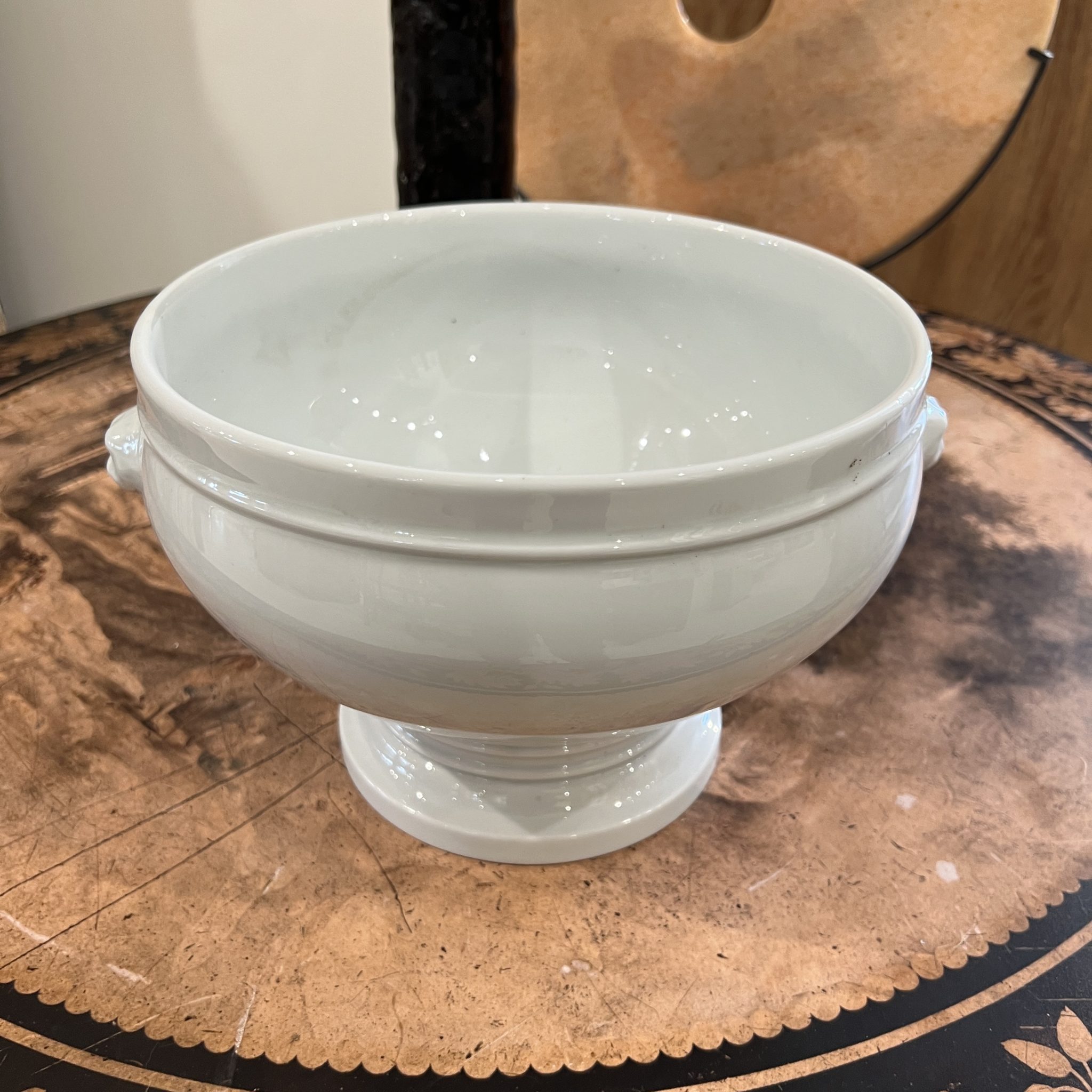 Pair of White Pillivuyt Porcelain Bowls - Image 7