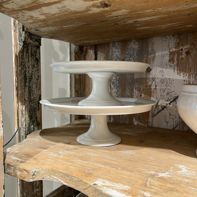 French Mid-Century Porcelain Cake Plates - Image 5