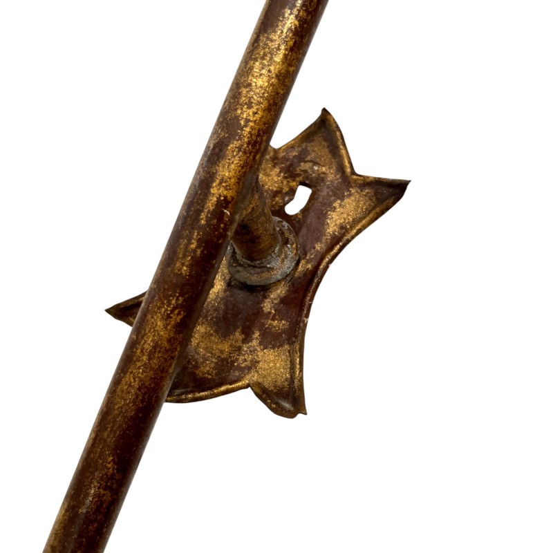 20th Century Pair of Italian Large Iron Sconces - Image 13