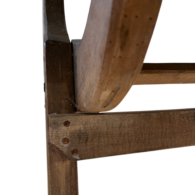 18th Century French Slate Top Trestle Table - Image 7