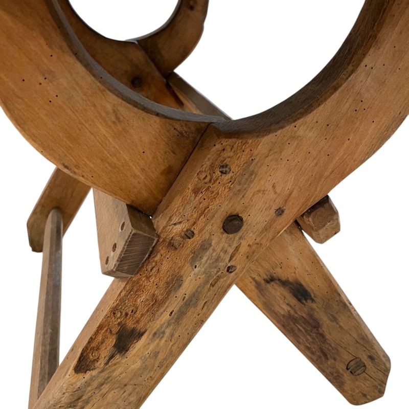 18th Century French Slate Top Trestle Table - Image 8