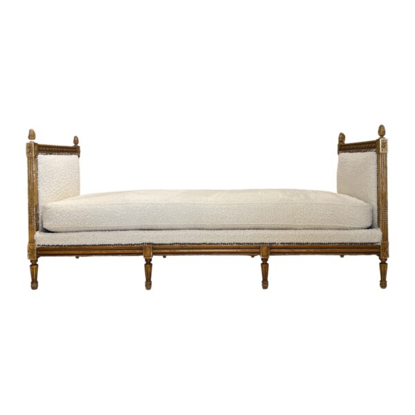 19th Century Louis XVI Gilded Daybed