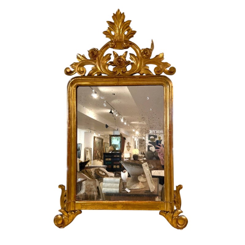 Italian 19th Century Louis Philippe Dore Mirror