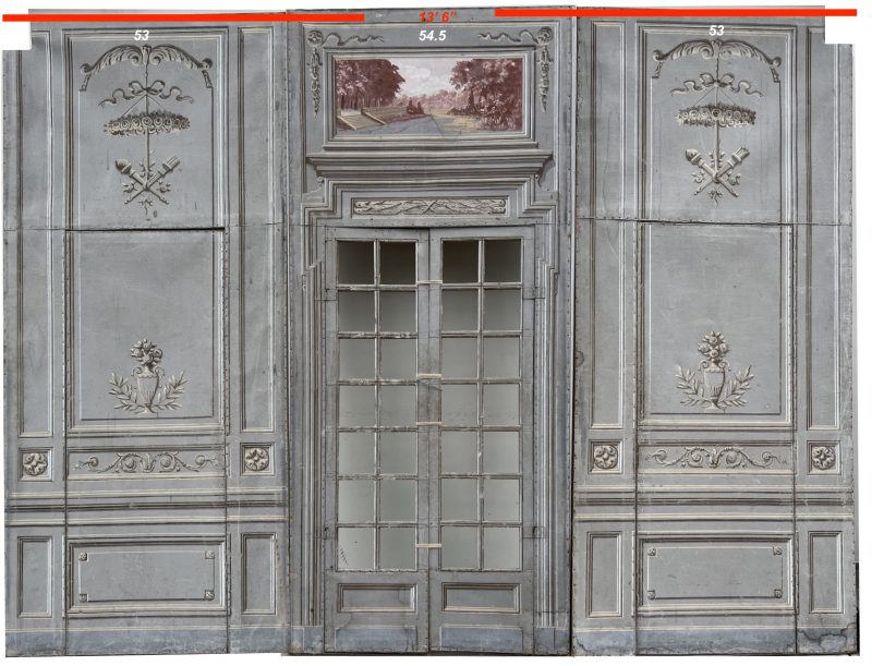 18th Century French Set of 6 Louis XVI Canvas Theater Panels - Image 4