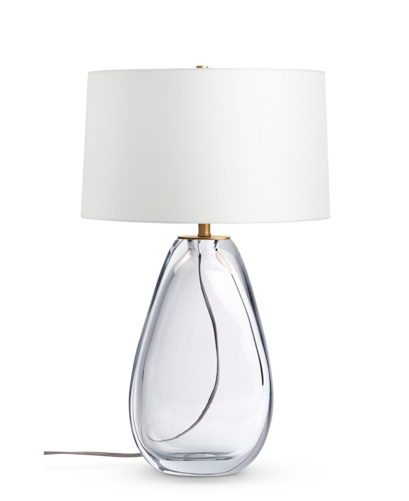 Clear Teardrop Table Lamp - Image 2