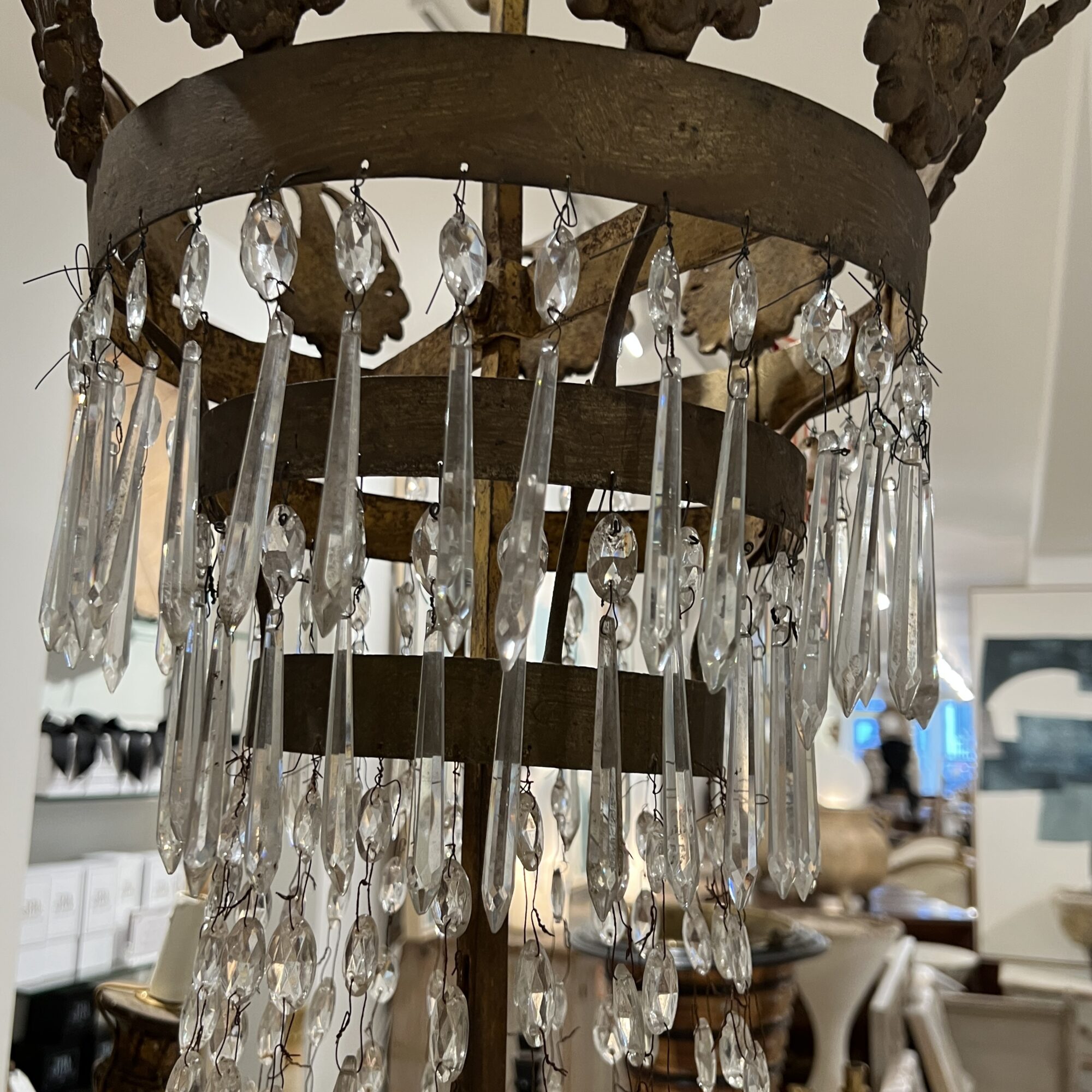 French 19th Century Empire Chandelier - Image 6