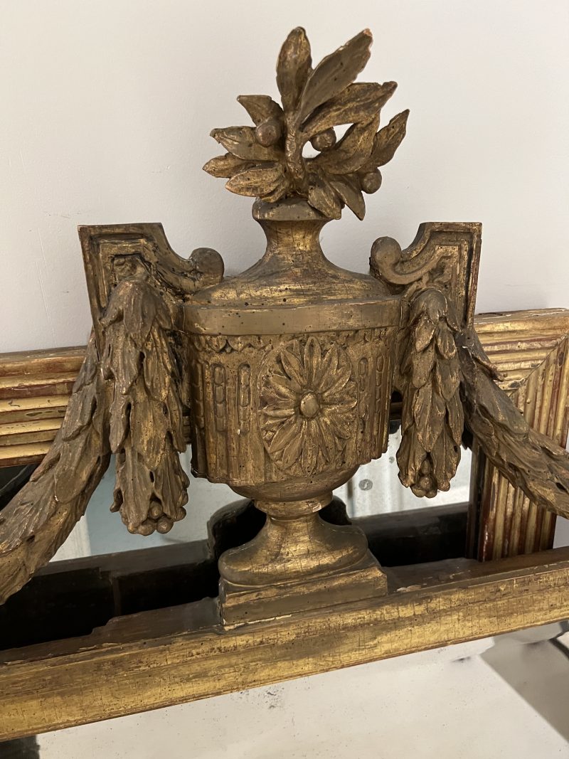Italian Neoclassical Gilded Mirror - Image 3