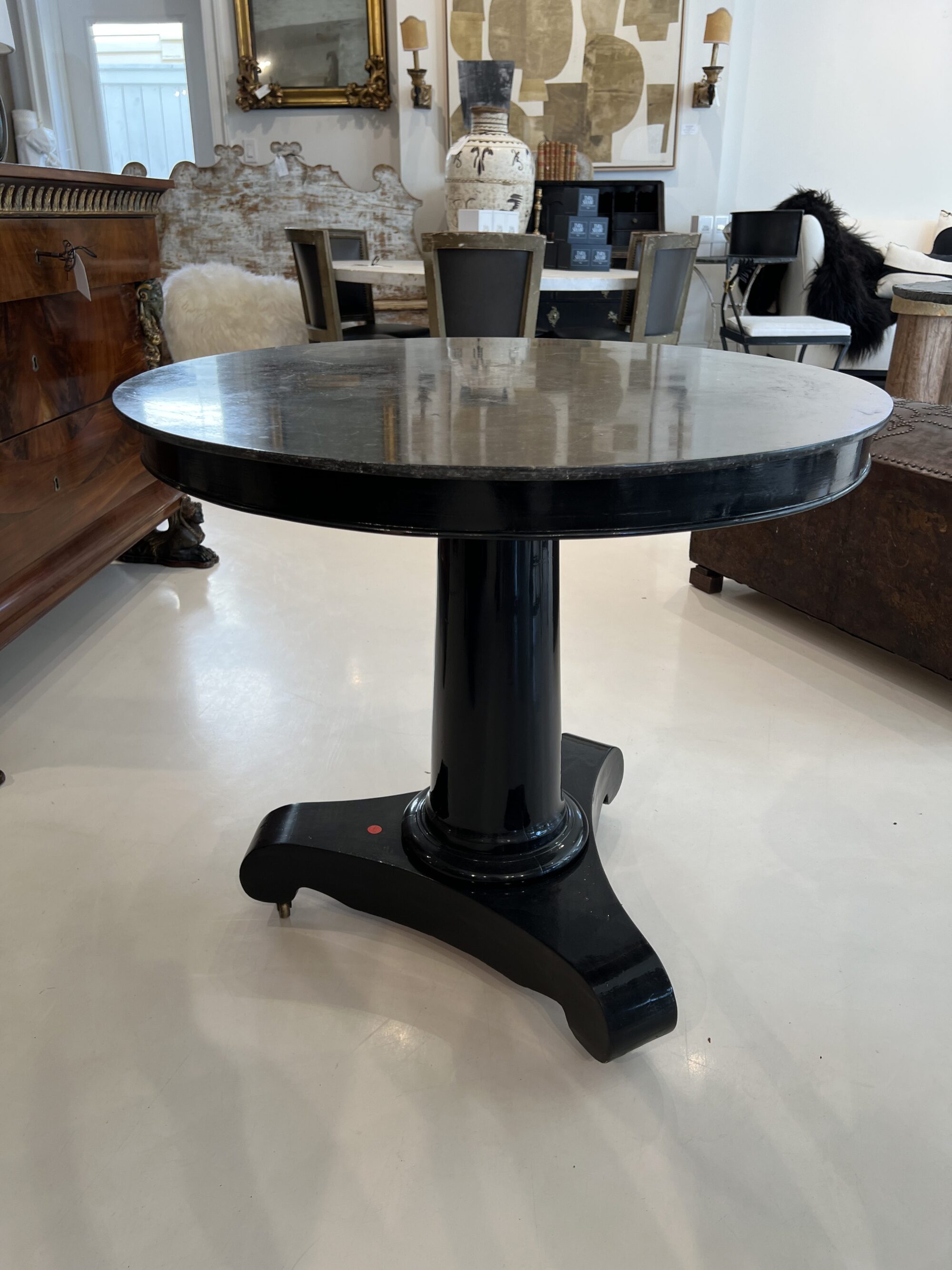 French 19th Century Empire Black Guerdion - Image 4