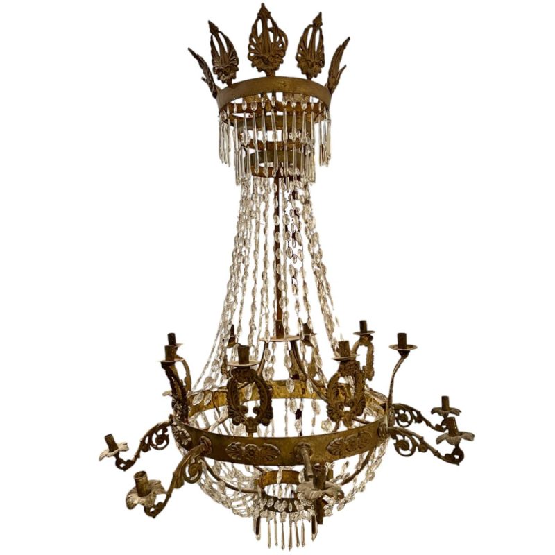French 19th Century Empire Chandelier