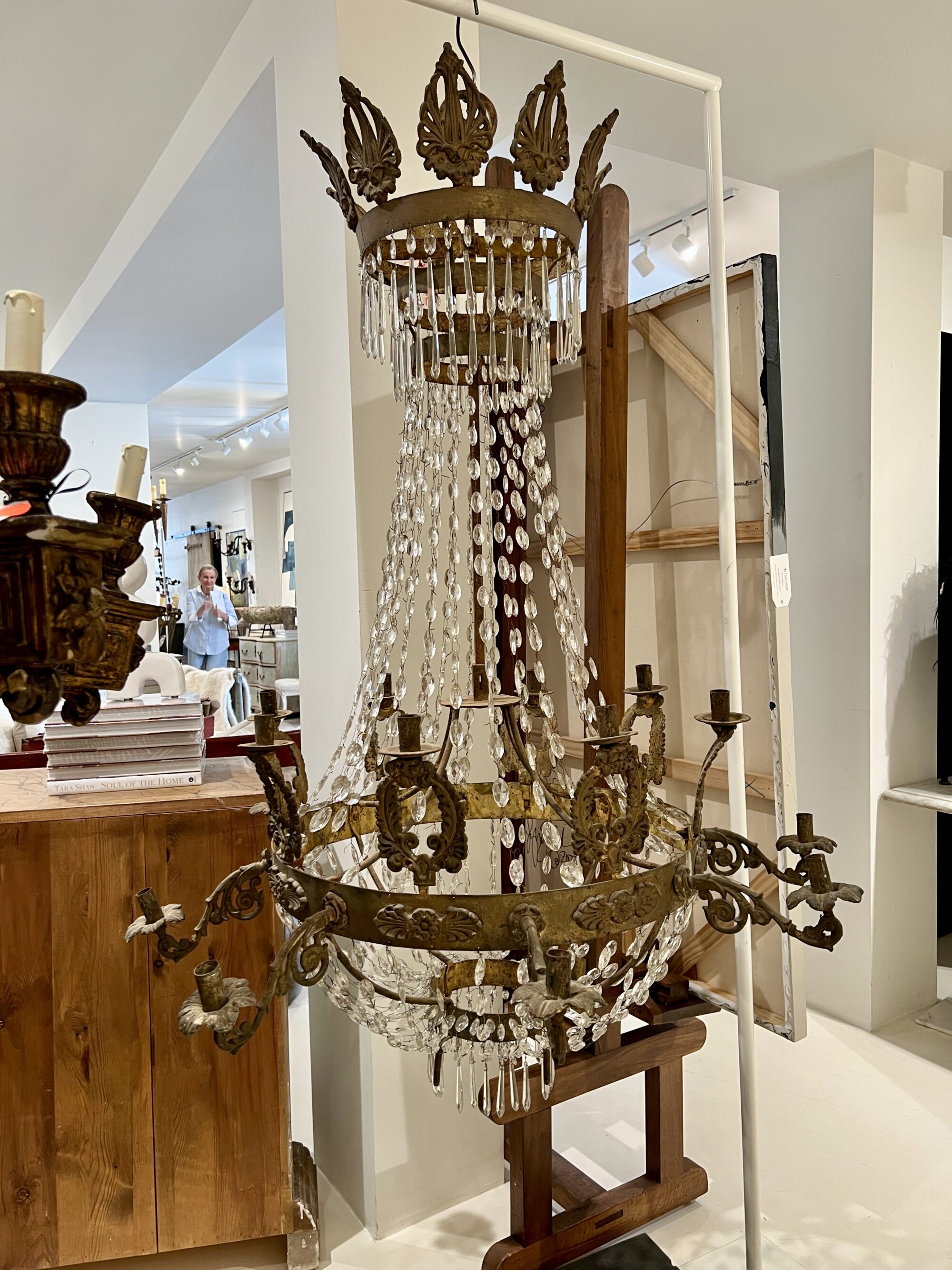 French 19th Century Empire Chandelier - Image 2