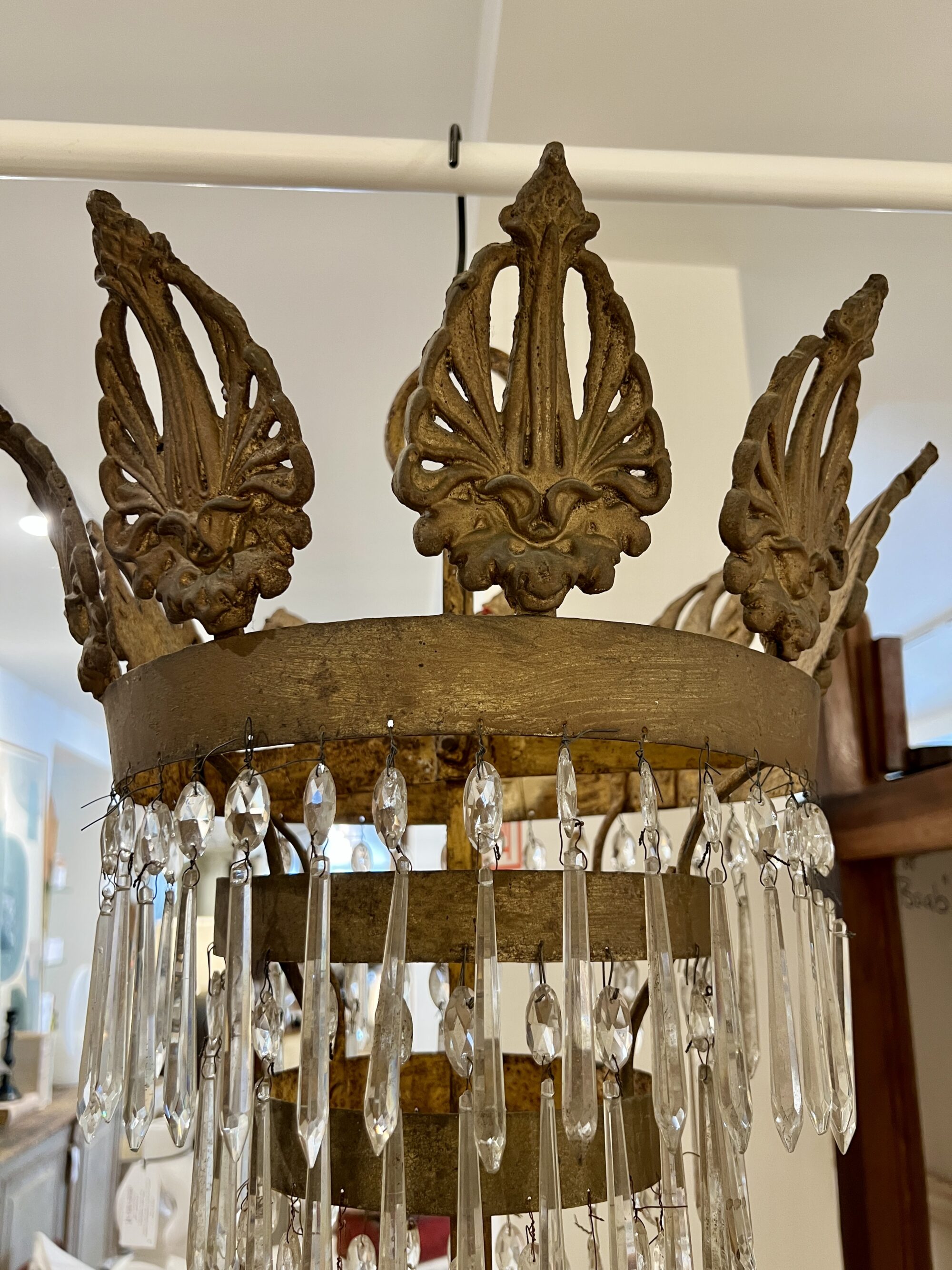 French 19th Century Empire Chandelier - Image 4
