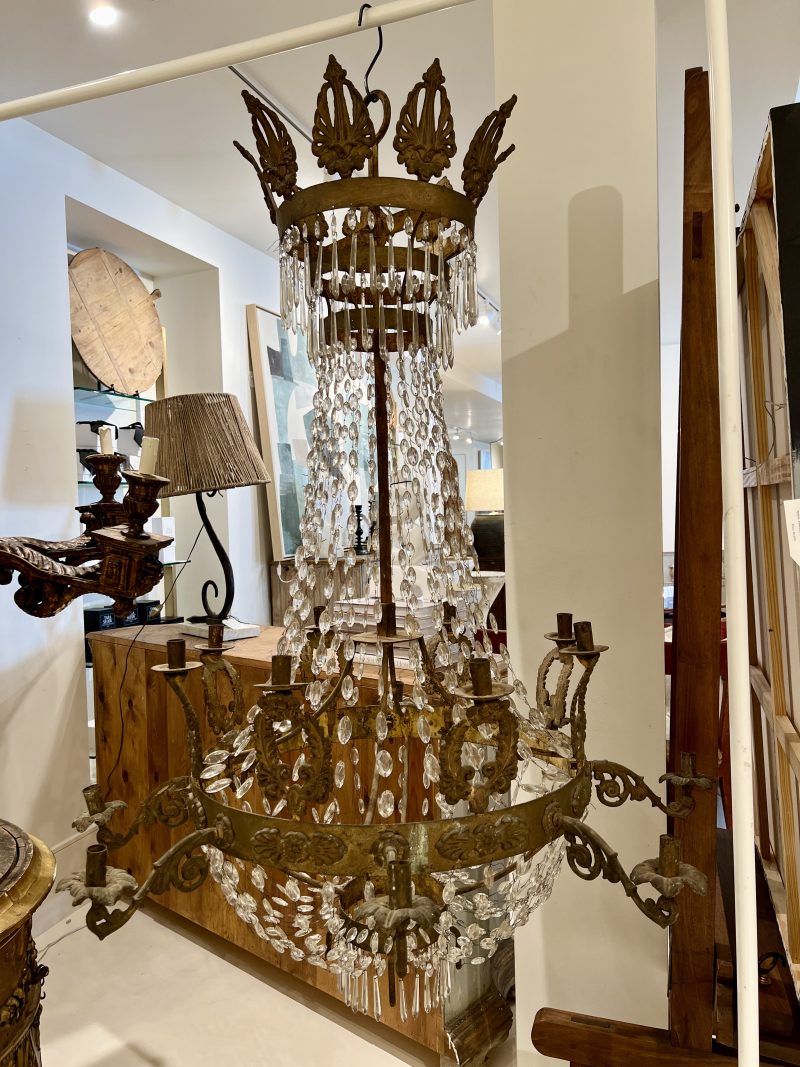 French 19th Century Empire Chandelier - Image 5