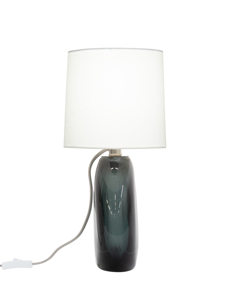 Smokey Oval Table Lamp - Image 2