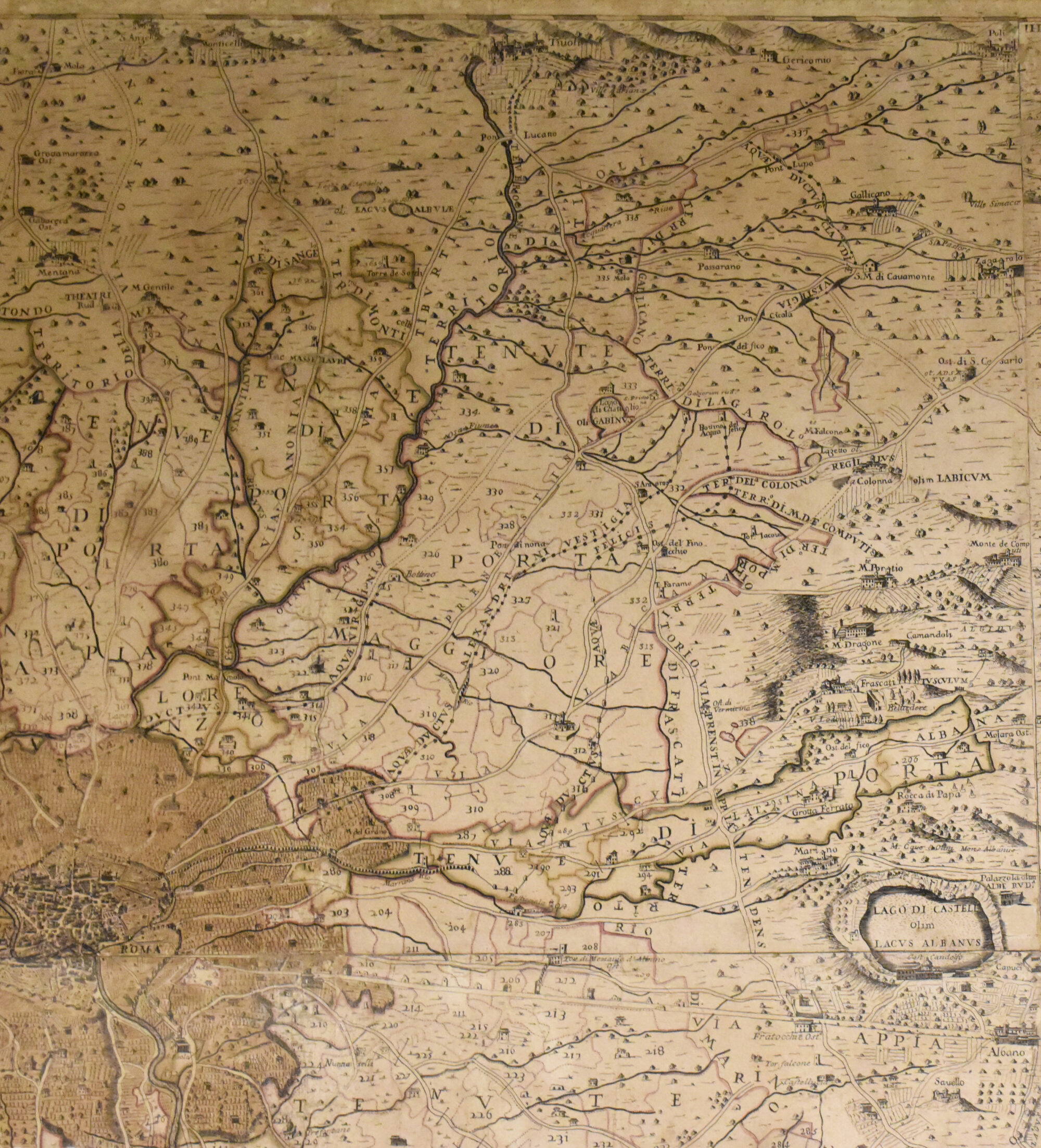 18th Century Map of Rome & Surrounding Vicinity - Image 6