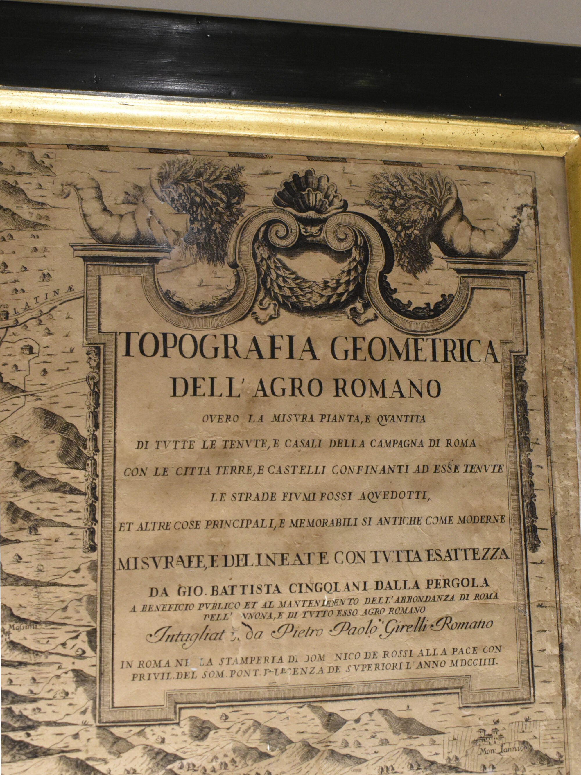 18th Century Map of Rome & Surrounding Vicinity - Image 11