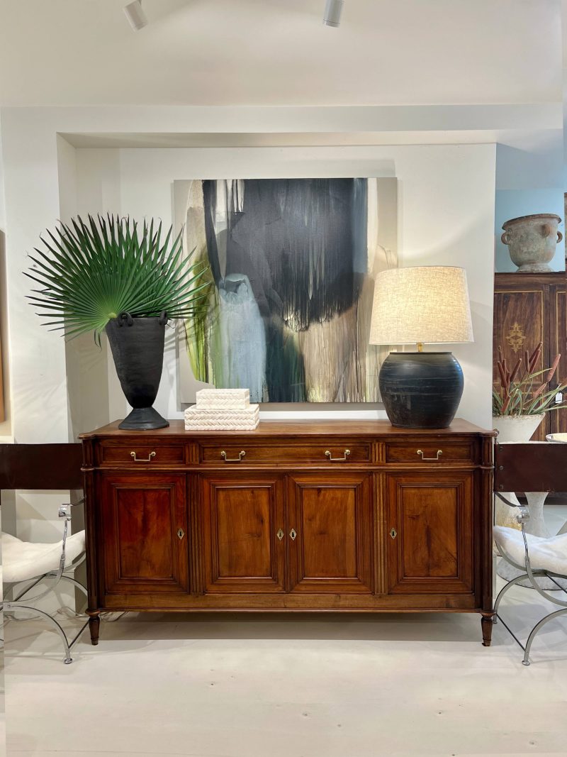 French Louis XVI Style Enfilade in Walnut - Image 13