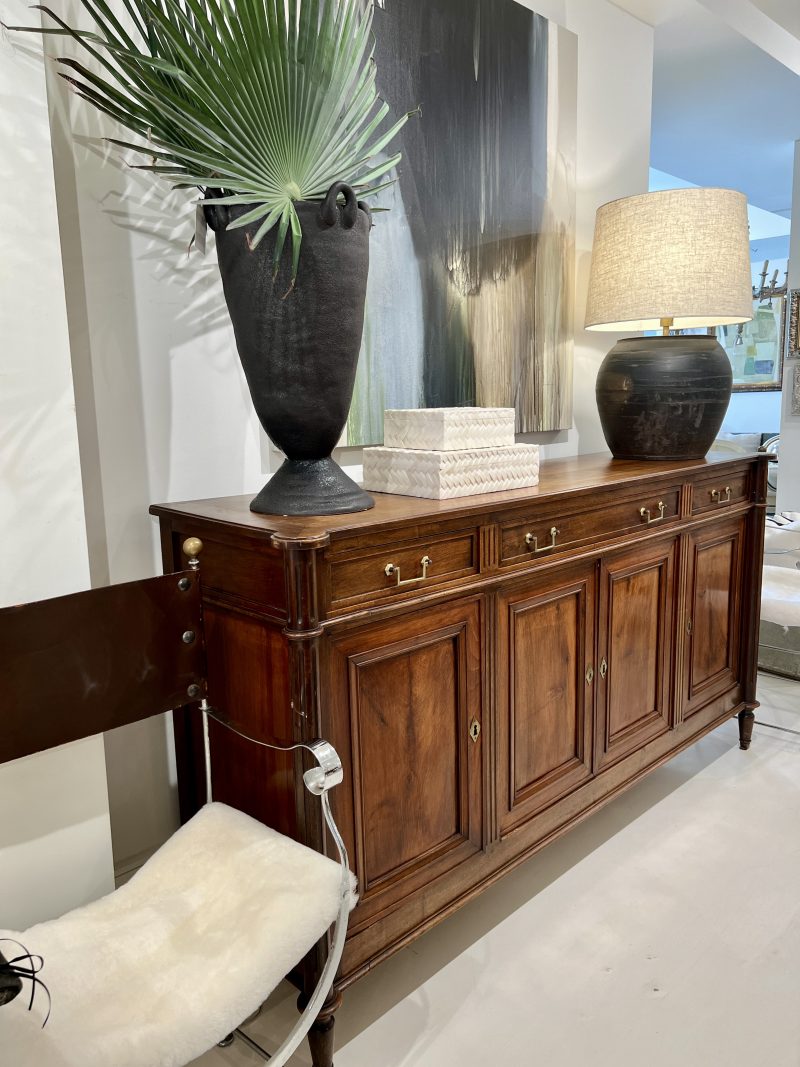 French Louis XVI Style Enfilade in Walnut - Image 17