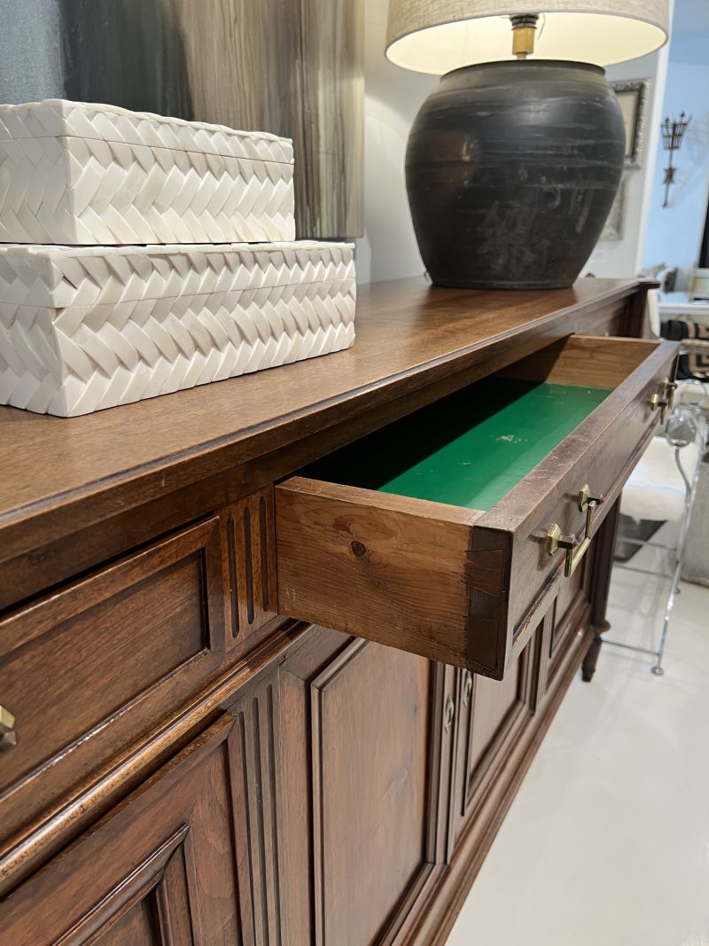 French Louis XVI Style Enfilade in Walnut - Image 15