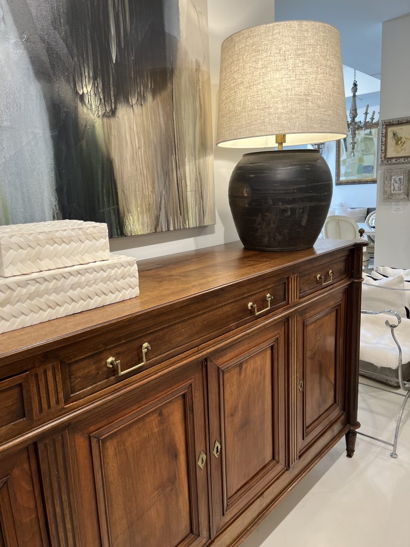 French Louis XVI Style Enfilade in Walnut - Image 14