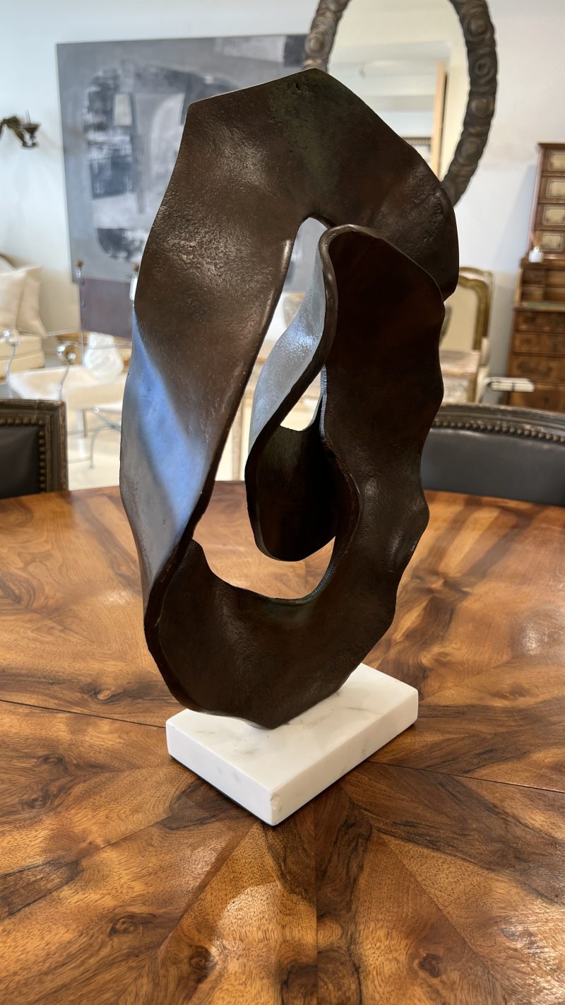 Late 20th/Early 21st Century European Mixed Metal Abstract Sculpture - Image 2