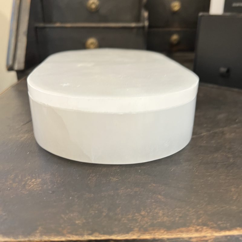 Large Alabaster Oval Box - Image 8