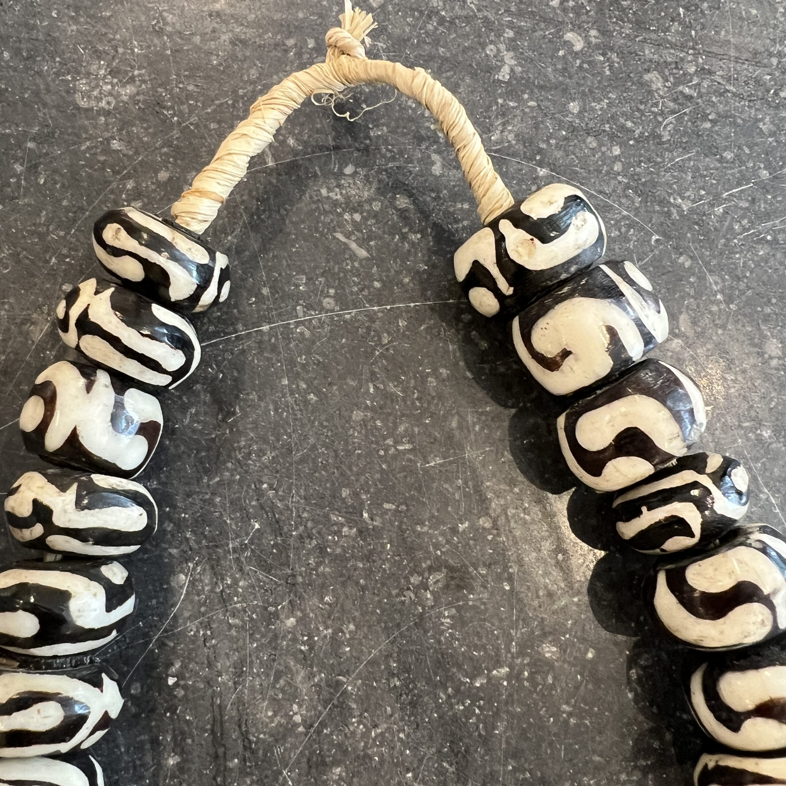 Black & White Bone Beads - Image 6