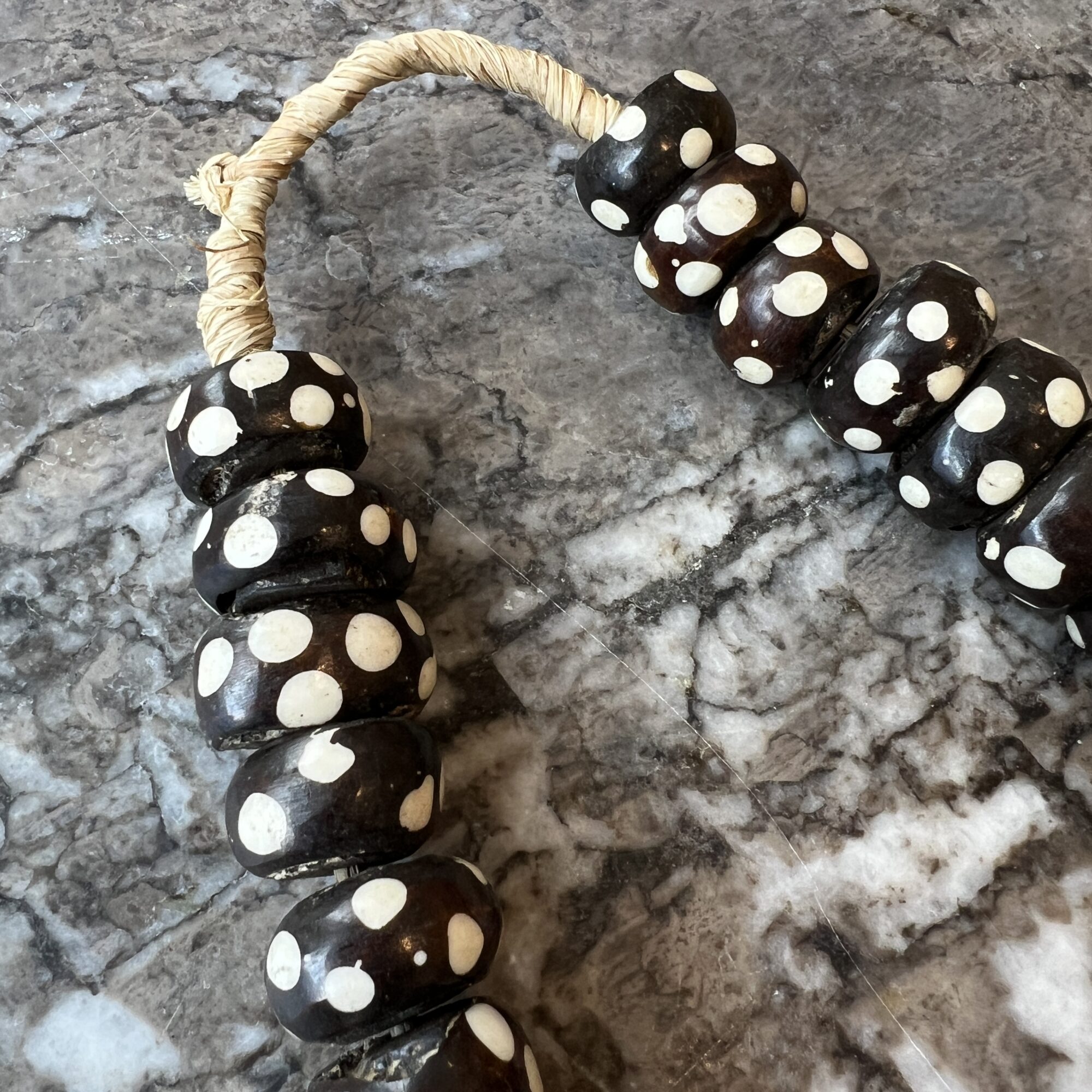Black & White Bone Beads - Image 4