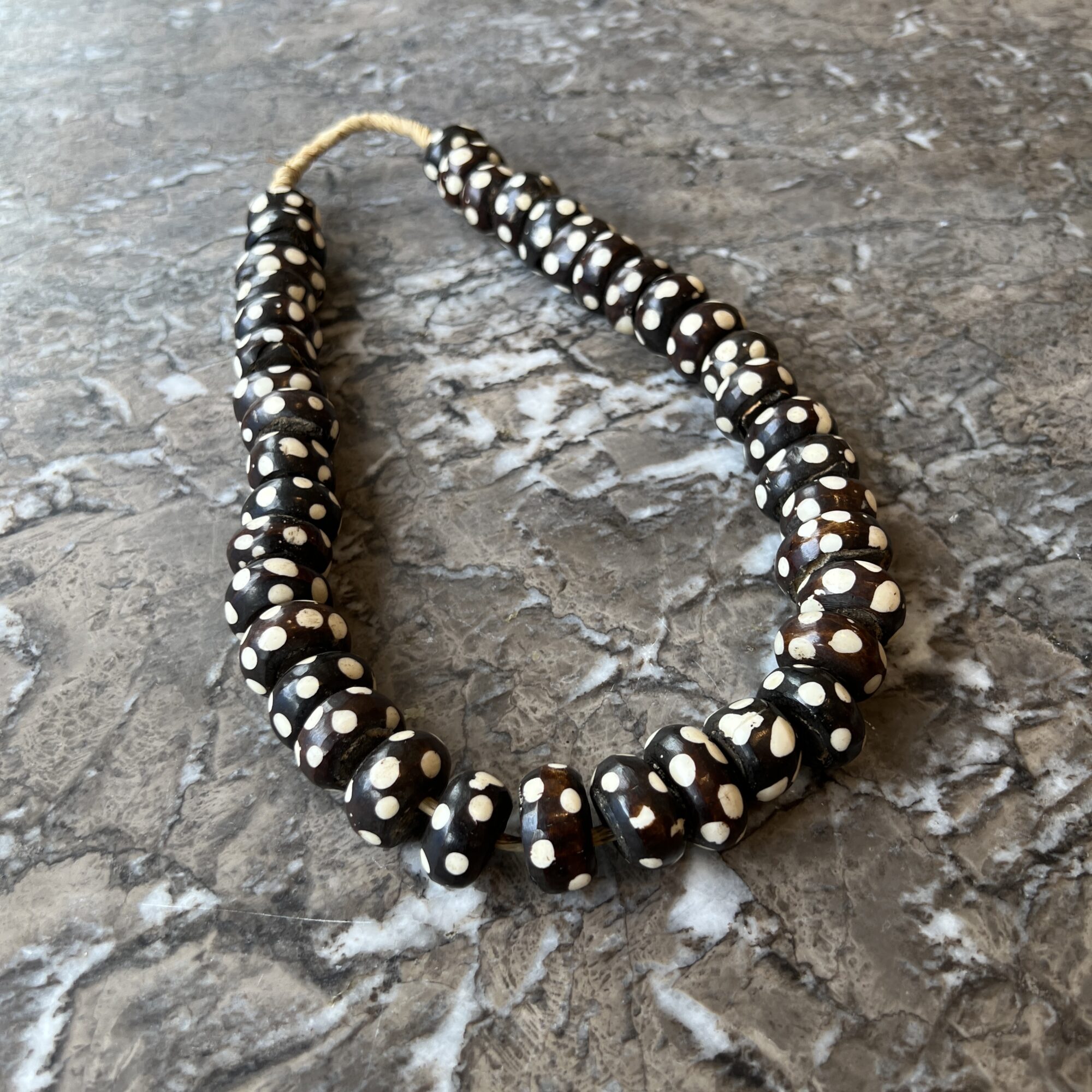 Black & White Bone Beads - Image 5