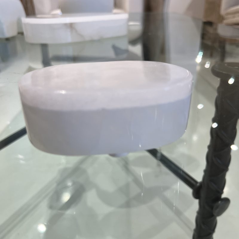 Small Alabaster Oval Box - Image 2