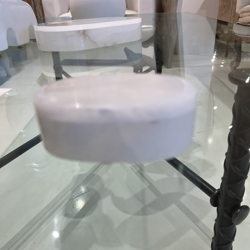 Small Alabaster Oval Box - Image 4