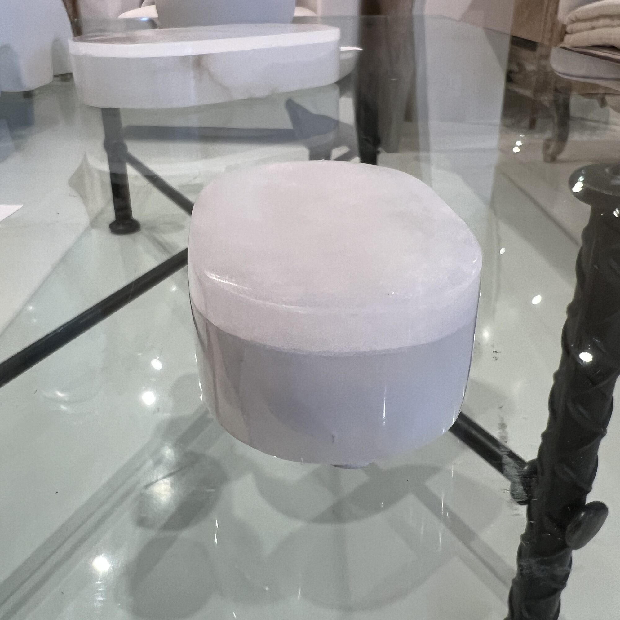 Small Alabaster Oval Box - Image 5