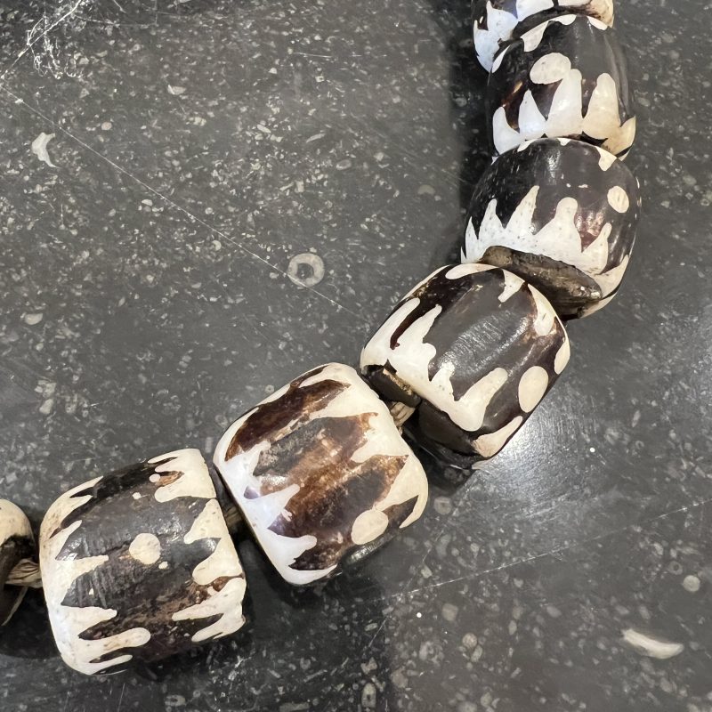 Black & White Bone Beads - Image 2