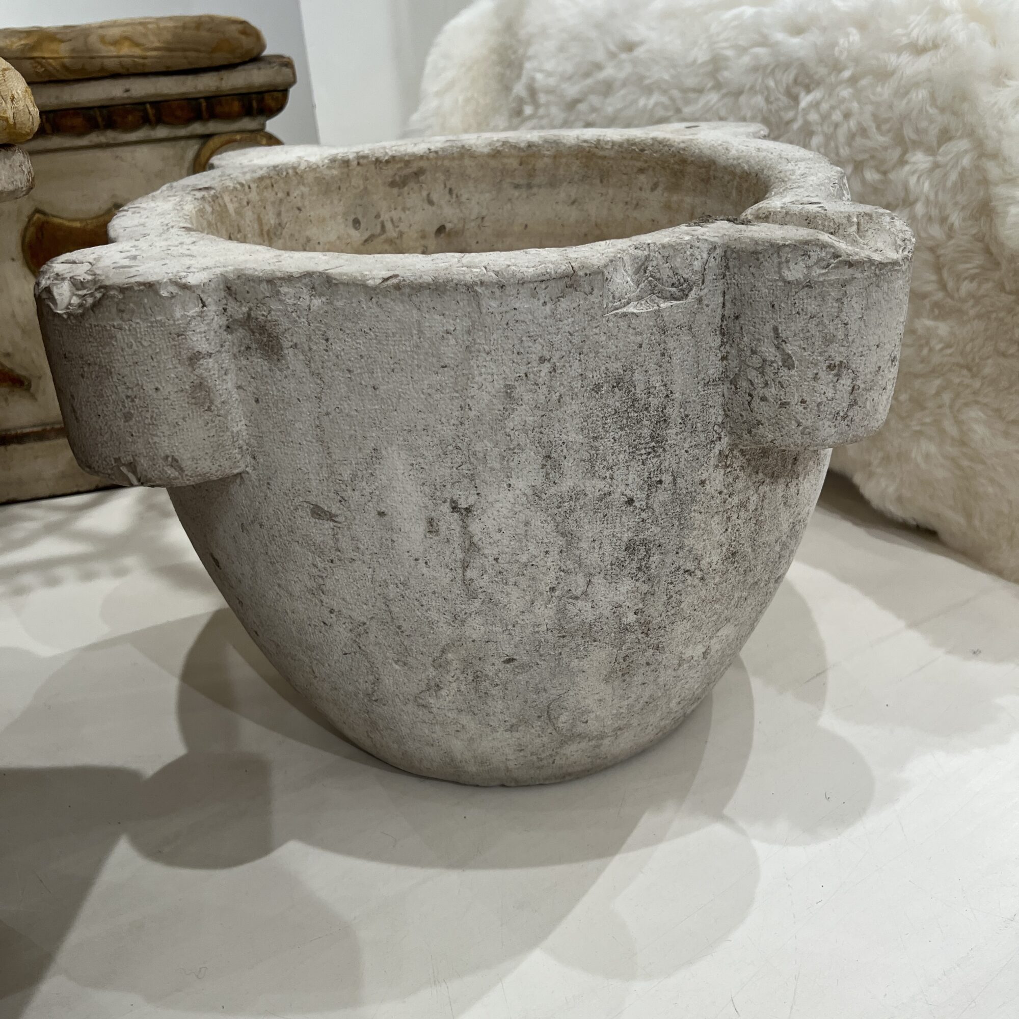 Extra Large Marble Mortar - Image 3