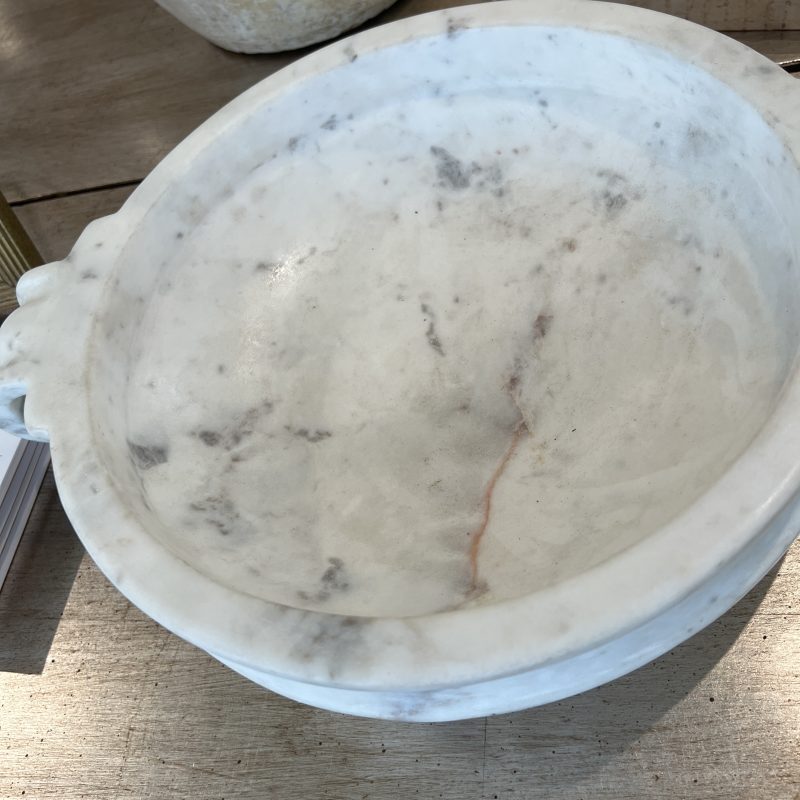 Marble Bowl with Handles - Image 5