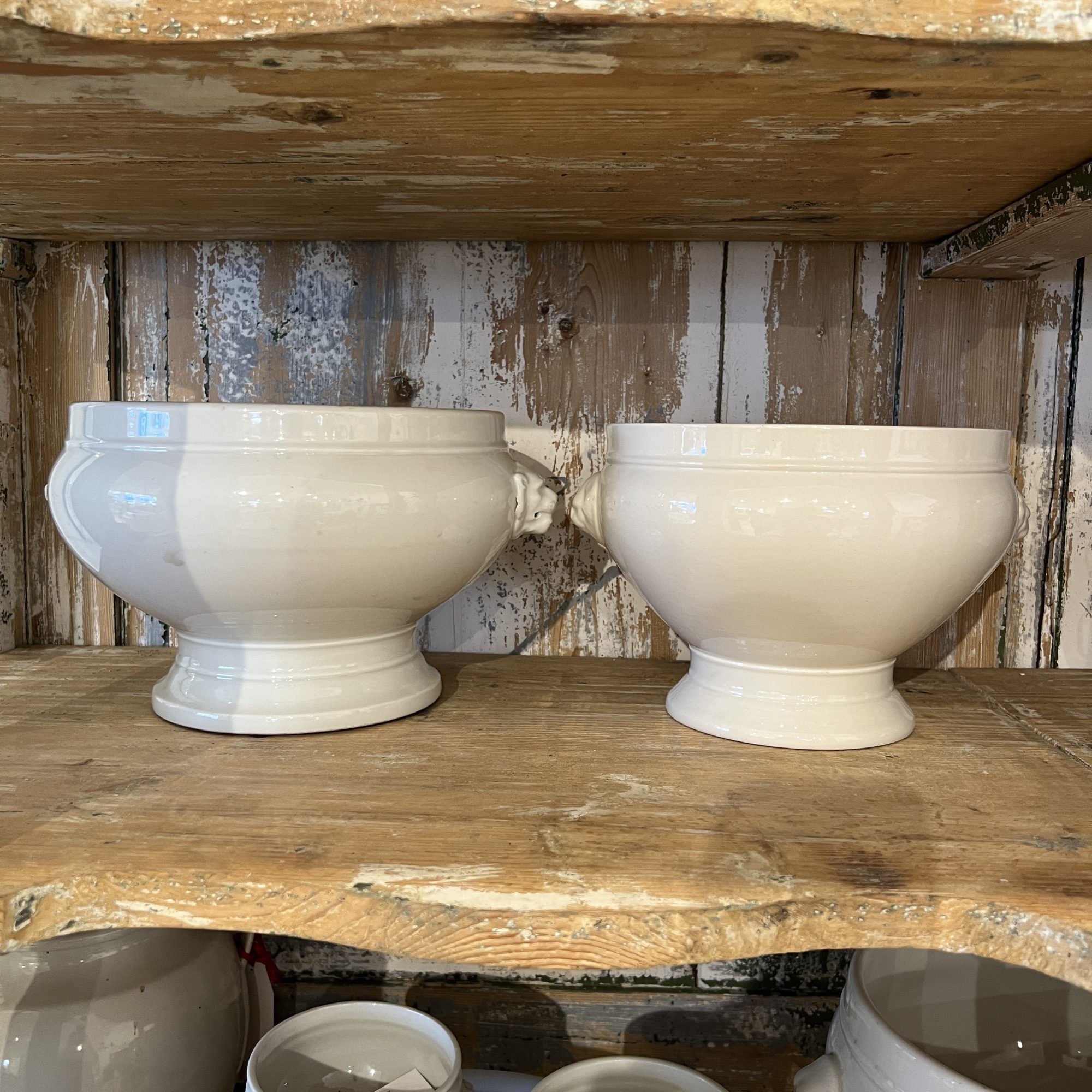 Pair of White Pillivuyt Porcelain Bowls - Image 3