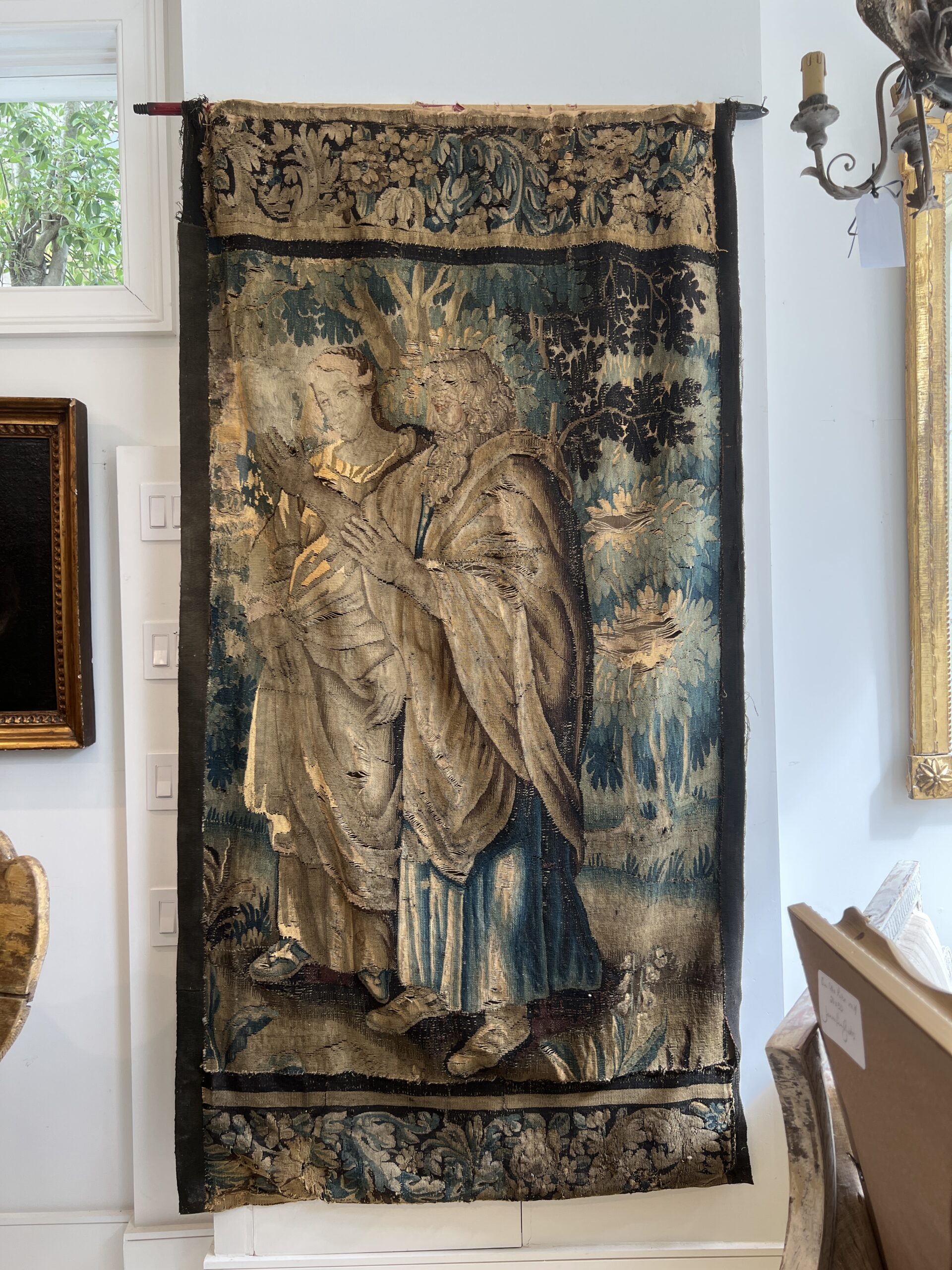 Flemish 18th Century Figural Tapestry - Image 2