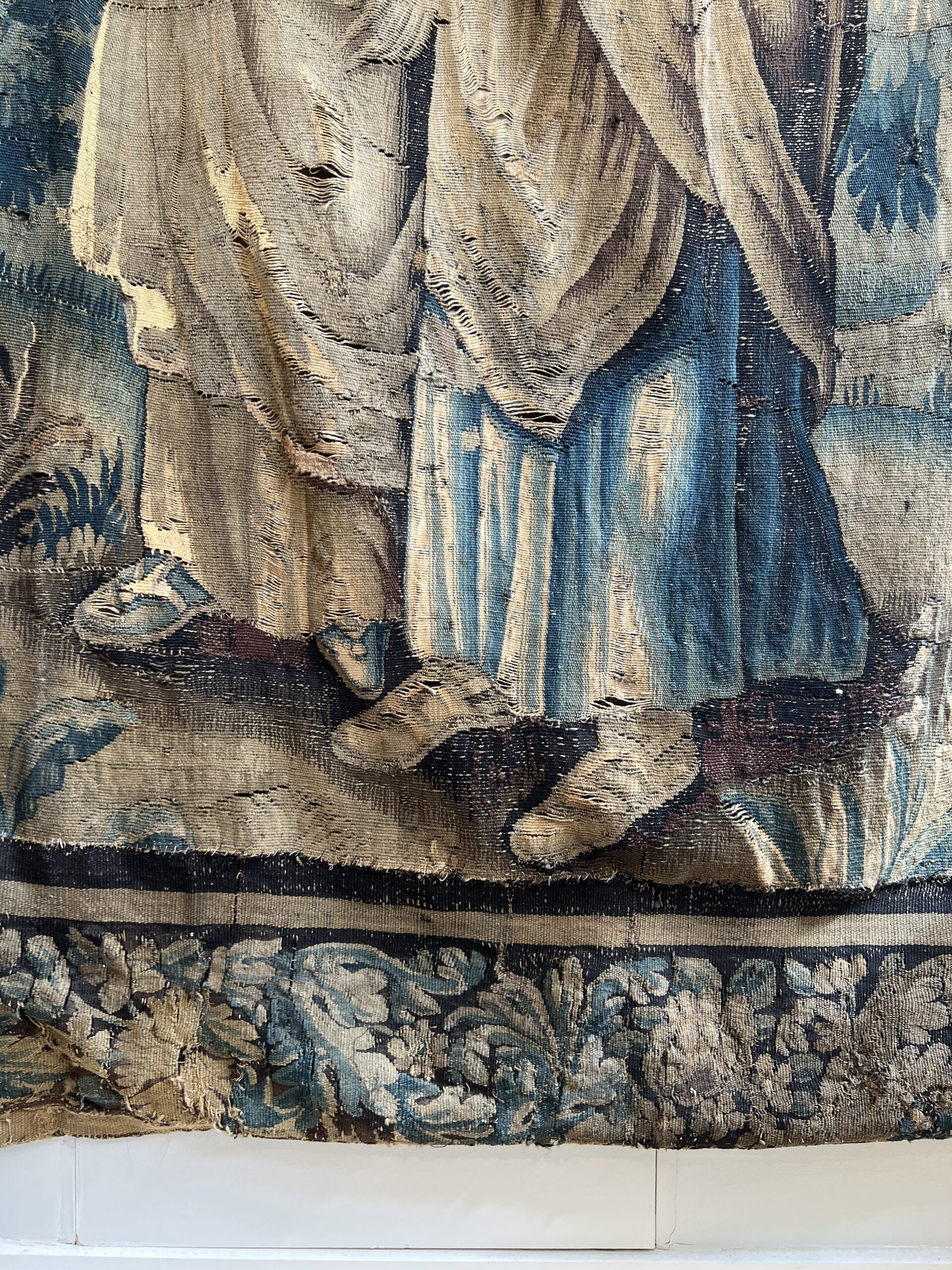 Flemish 18th Century Figural Tapestry - Image 9
