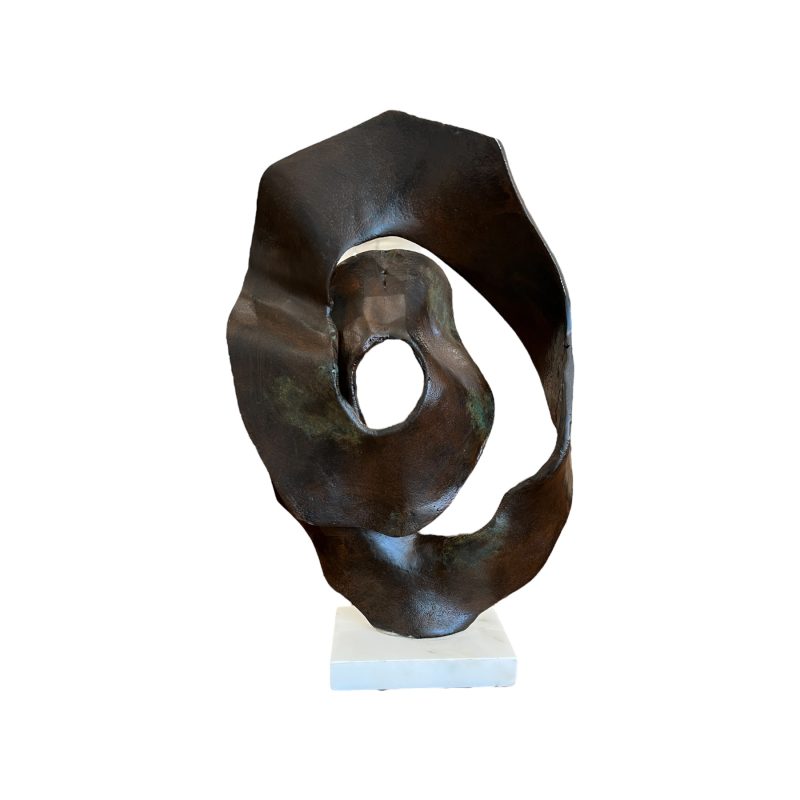 Late 20th/Early 21st Century European Mixed Metal Abstract Sculpture