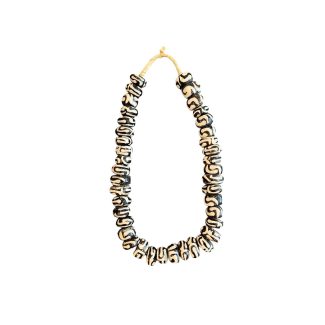 Black & White Bone Beads