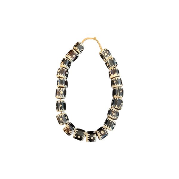 Black & White Bone Beads