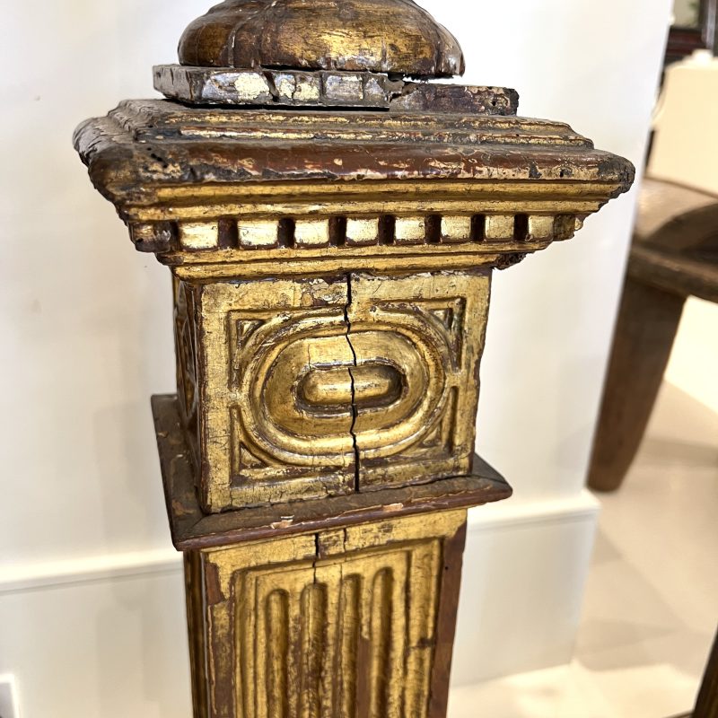 Antique Italian Column Fragment Candlesticks - Image 6