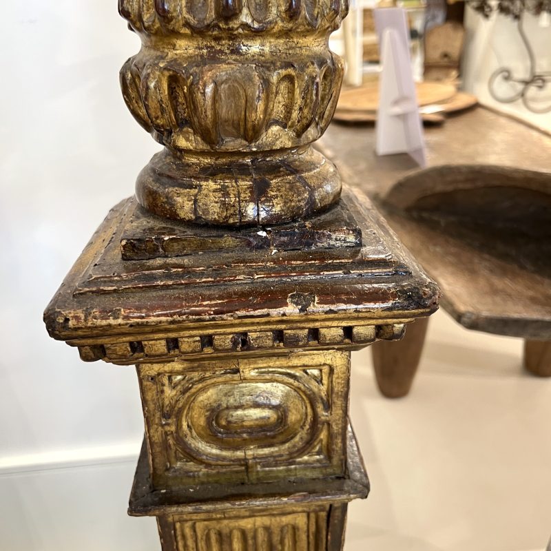 Antique Italian Column Fragment Candlesticks - Image 8