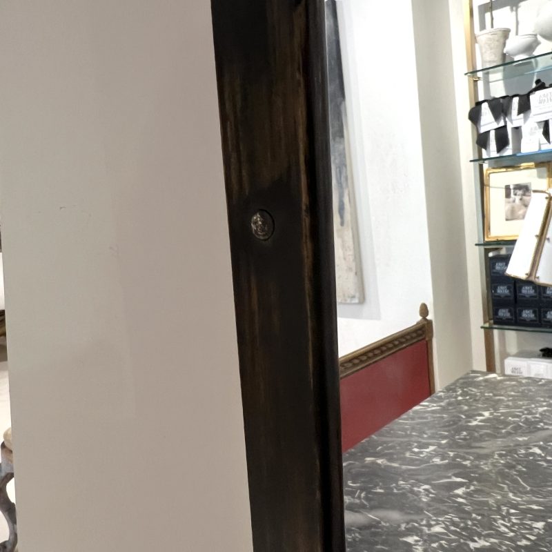 Mid-Century Italian Tall Brass Mirror - Image 3