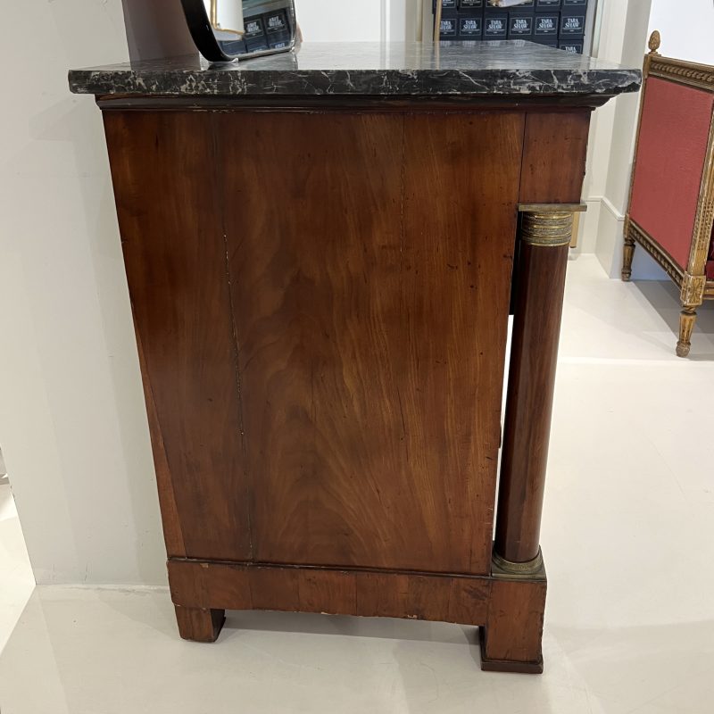 19th Century Empire Marble Top Commode - Image 4