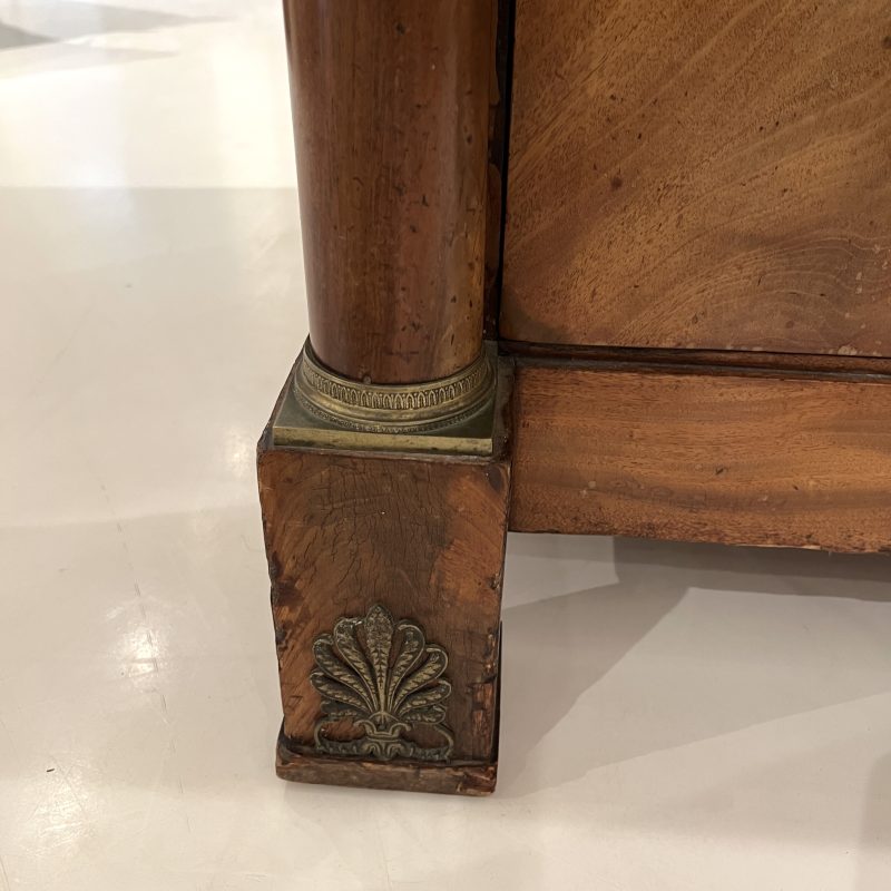 19th Century Empire Marble Top Commode - Image 8