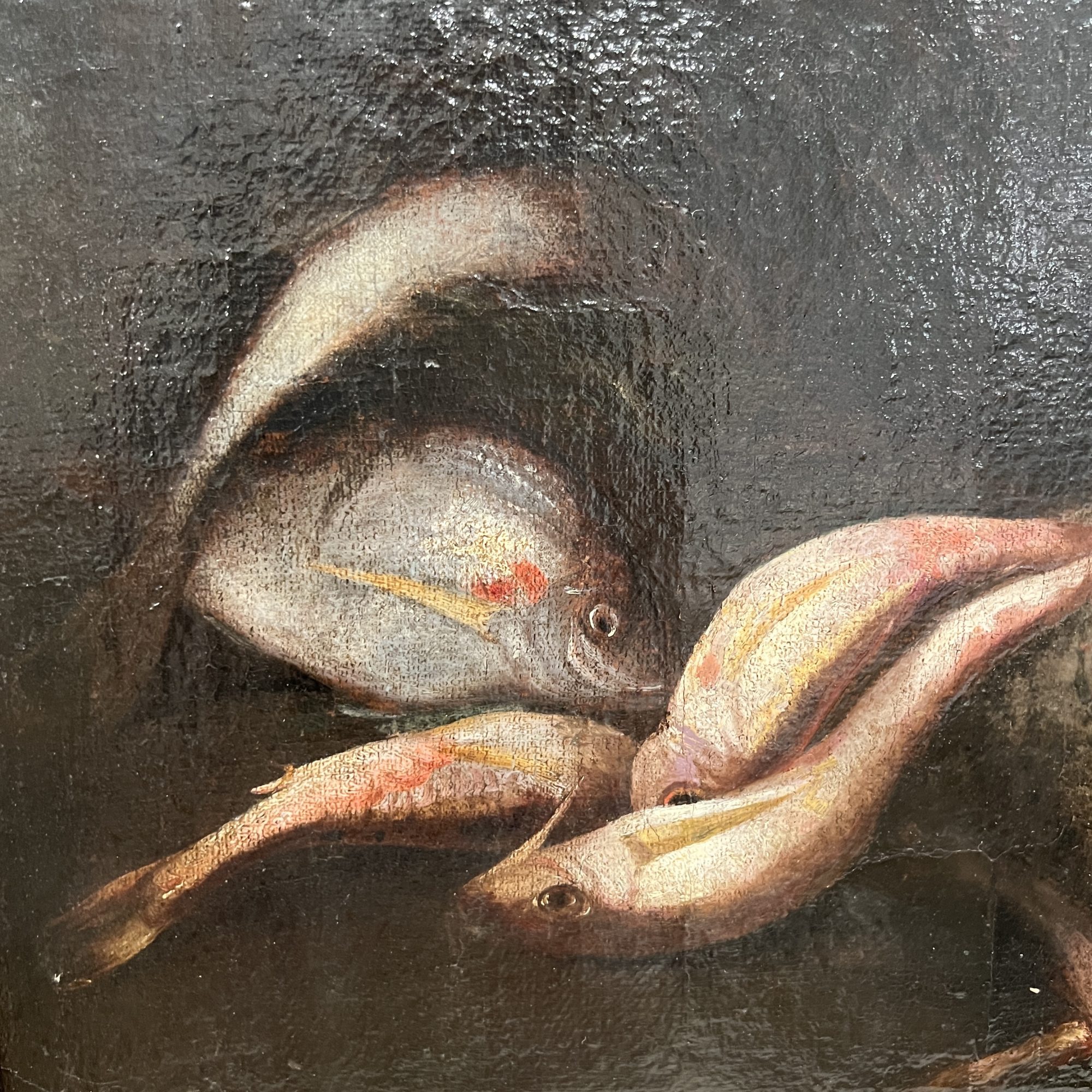 18c Italian Pair of Still Life Antique Paintings by Elena Recco - Image 6