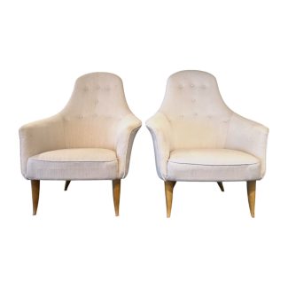 Mid-Century Swedish Pair of Kerstin Holmquist "Adam" Chairs