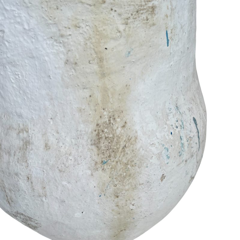 19th Century Spanish Tall White Antique Jardiniere - Image 4